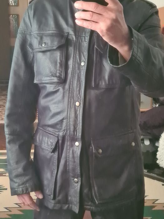 Geaca Tailor & Son piele naturală