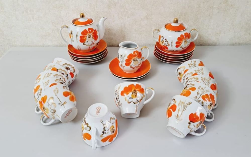 Сервизы чайные Фарфор