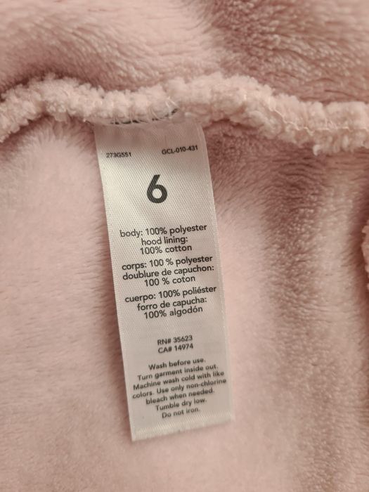 Hanorac din fleece Carter's pentru fetita, 6 ani