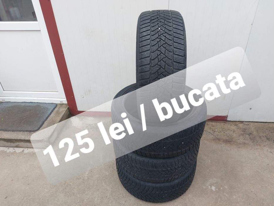125 lei bucata! Set anvelope M+S/IARNA 225 40 r18 Dunlop
