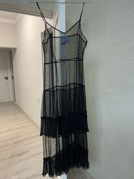 Платье с комбинацией