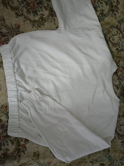 Свитшот для девочек , в белом цвете