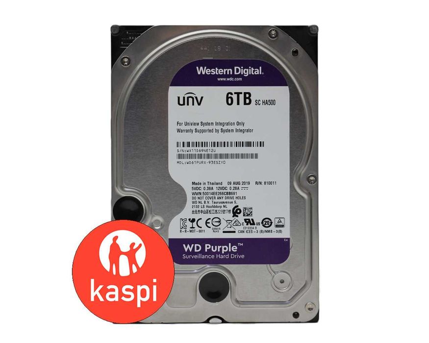 Жесткий диск HDD 6 Tb SATA 3.5 Western Digital