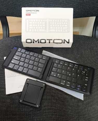 Сгъваема клавиатура OMOTON KB567, акумулаторна безжична Bluetooth