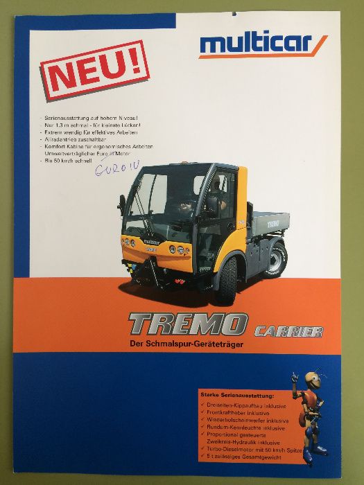 Рекламни проспекти на Мултикар(Multicar)