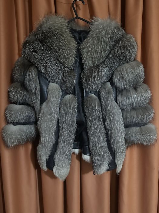 Haina de blana naturala - Vulpe argintie