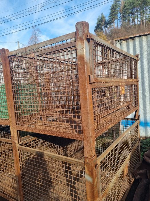 Метални палета с отваряема страница за склад