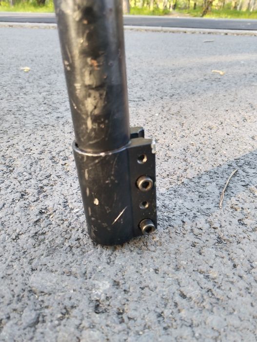 руль для самоката с зажимом