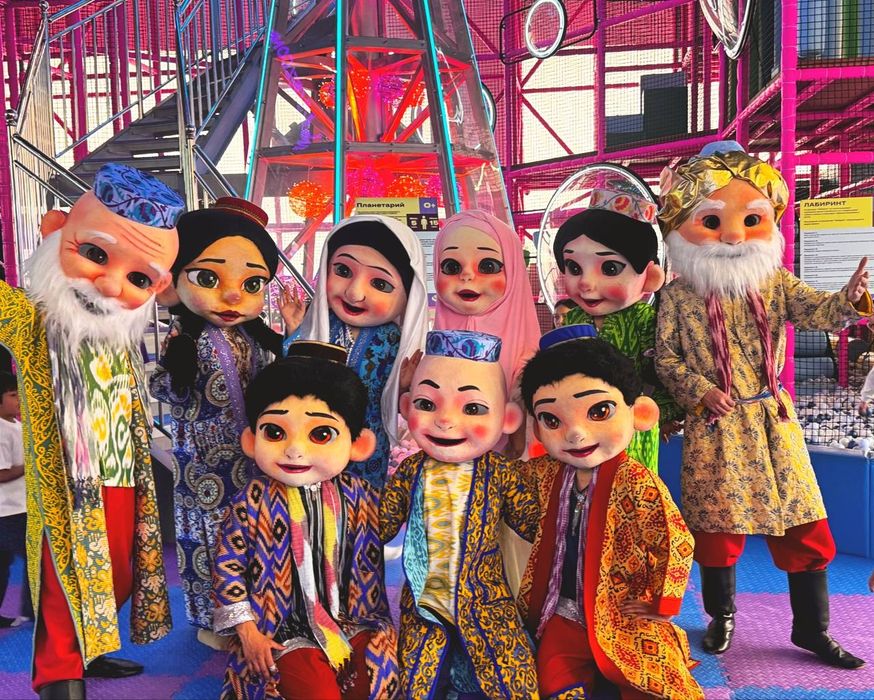 Узбекские Национальные куклы. Навруз. Animator. Шоу программа.Аквагрим