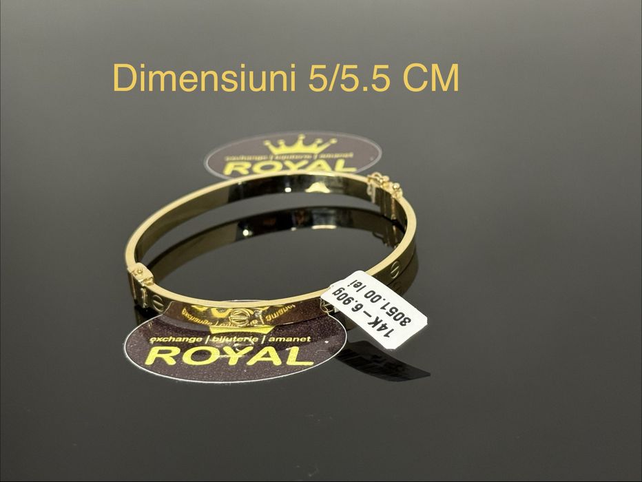 Bijuteria ROYAL : Bratara AUR 14K / 6.9 GR