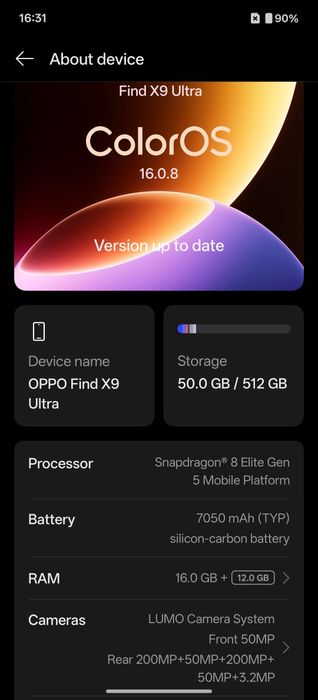 Oppo Find X9 Ultra