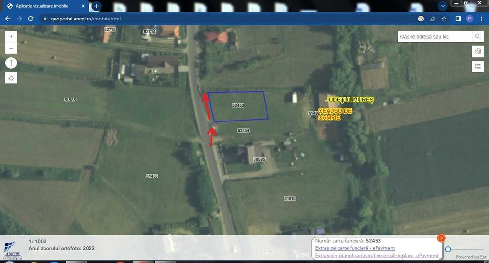 Teren de vanzare in Voiniceni, bun pentru constructii