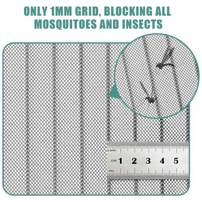 Plasa usa cu inchidere magnetica premium, anti insecte, diverse marimi