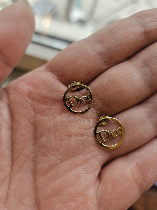 Cercei de aur Dior