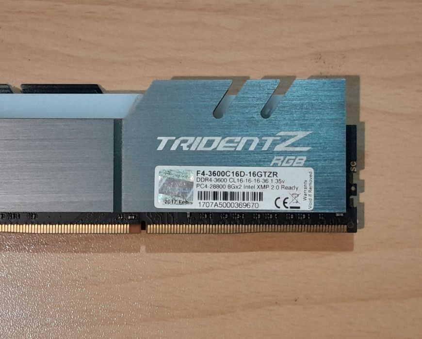 Рам памет G.SKIL TRIDENTZ RGB 8Gb DDR4 3600Mhz