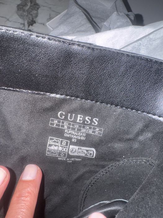 Guess дамски боти естествена кожа нови Намалени само днес