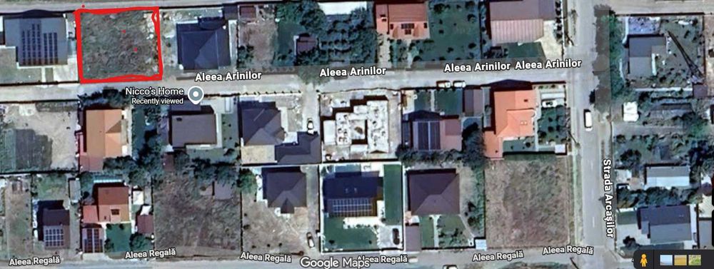 Vanzare teren casa ,550 mp,Arcasilor , Galati