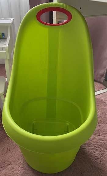 Кош за играчки с колелца Keter Kiddies Go, Зелен