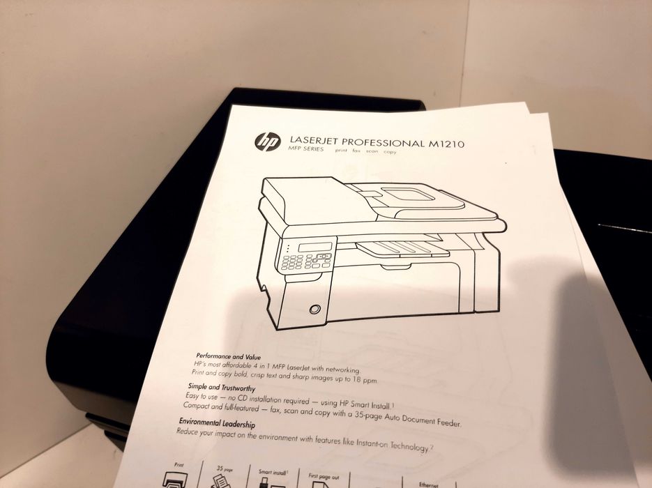 МФУ HP LaserJet M1212nf MFP/A4/USB/LAN