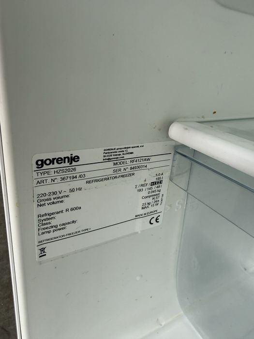 Хладилник и Фризер  Gorenje A+