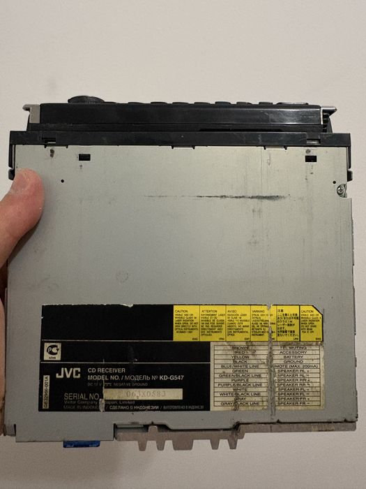 Магнитола  jvc KD-G547