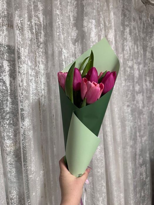 Тюльпаны в Усть-Каменогорске