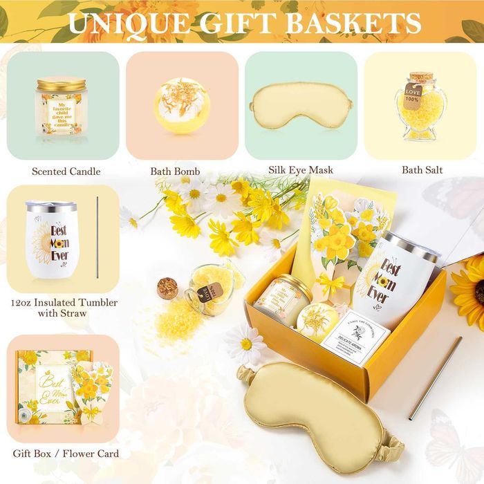 Подарък за жена за Коледа Рожден ден Спа комплект от 7 части