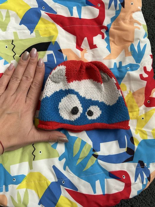 Бебешко яке с чувал и шапка Benetton