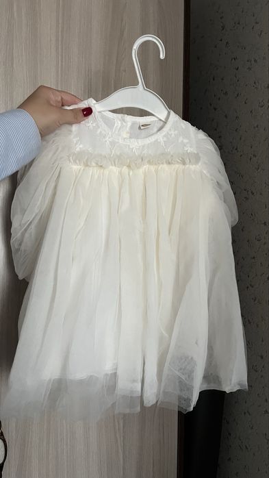 Платье детское белое