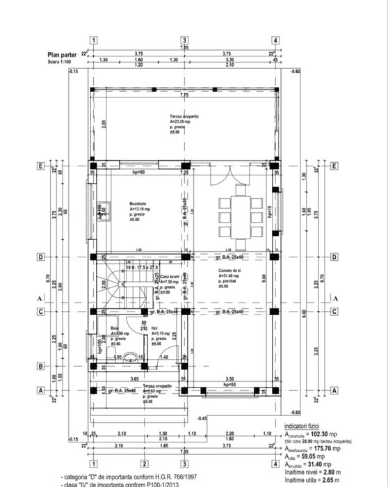 Casa 140 mp utili 4 camere, P+1, Valea Ursului, asfalt