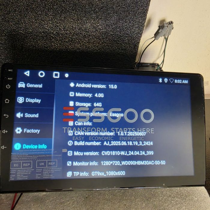 Еssgoo/ навигация 9инча, универсална
