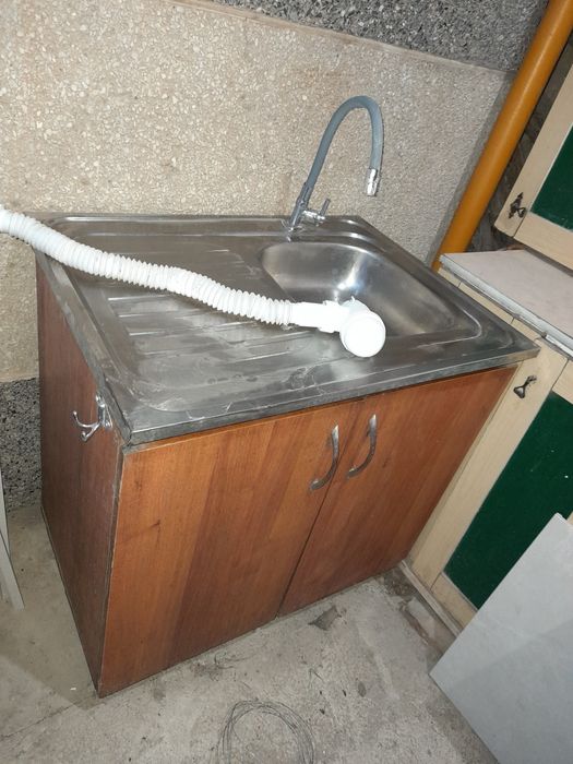 Мойка с тумбой нержавейка