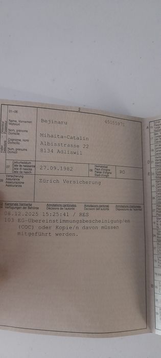 Bmw e 90.2000 tdi Elveția