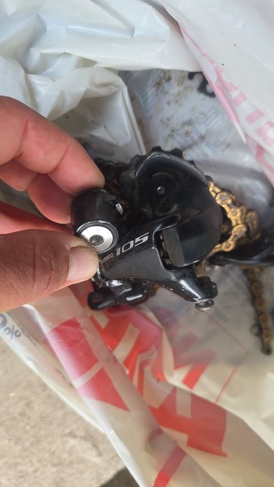 Schimbator fata shimano 105 si spate plus scaun