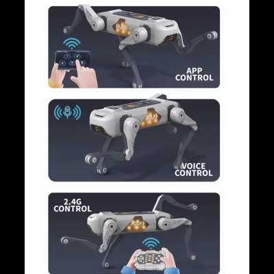 Catel robot inteligent RC, control telecomanda, aplicatie si comenzi vocale, functii AI
