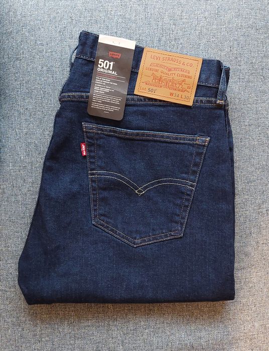 501® LEVI'S® ORIGINAL W34 L30 - Blugi drepți 100% originali
