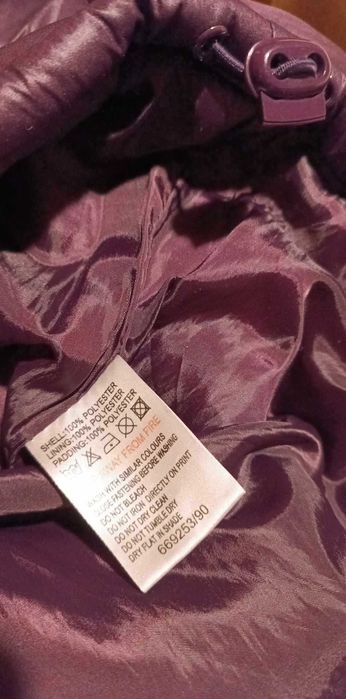 Дамско зимно яке Golddigga, тъмно лилаво