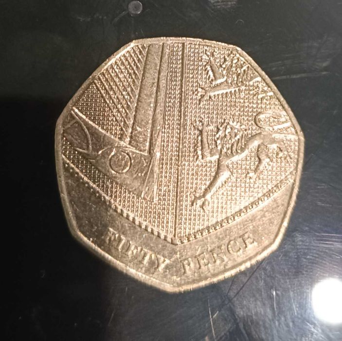 Английска стотинка от 2015г