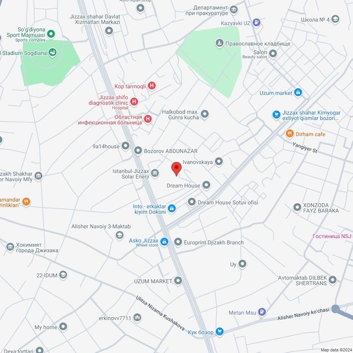 Жиззах маркази стадион кўчада 4хонали 119м2 квартира сотаман ёки мошин