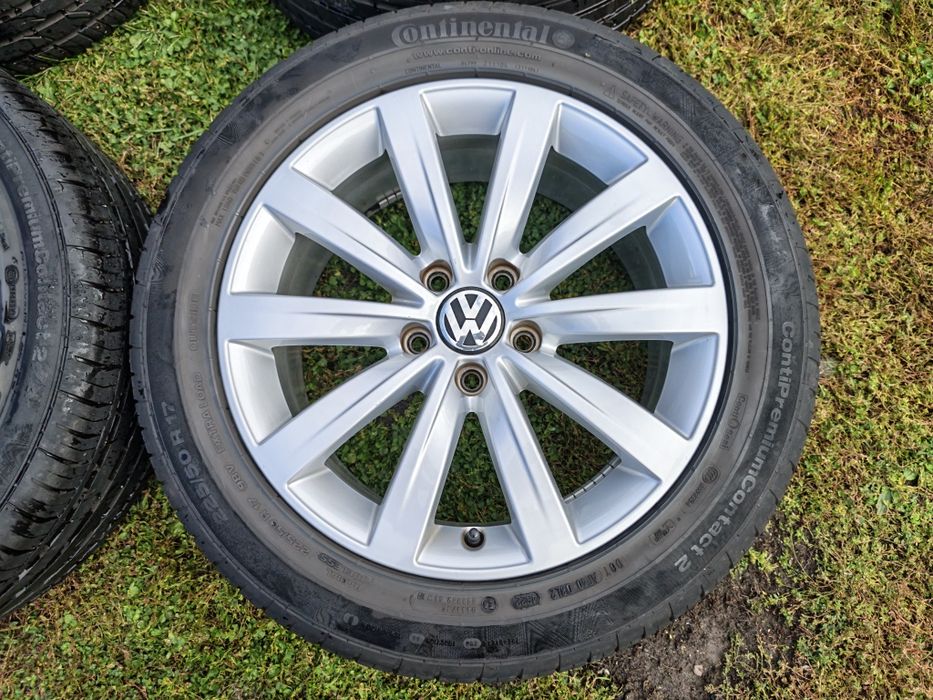 17 цола джанти с летни гуми за Sharan 7N / Alhambra / Skoda Octavia, Passat