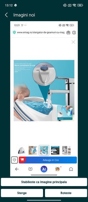 Vând aparat curățat geamurile