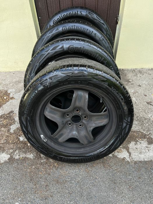 Jante Opel Astra K 5x105 cu anvelope 205/55 R16 Continental vara ca noi!