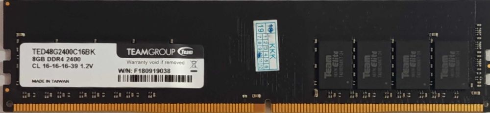 RAM(Operativ xotira)8 gb DDR4 TEAMGROUP