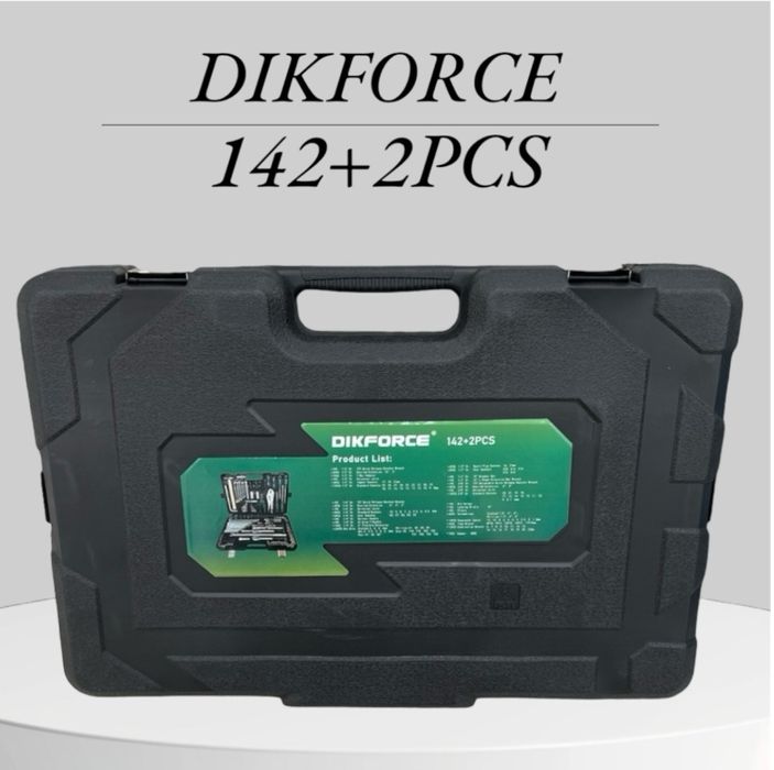 Набор инструментов для автомобиля 142+2  DIKFORCE