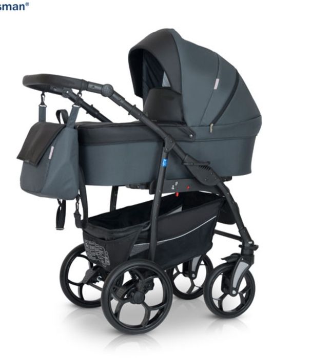Carucior krausman 3 in 1 combo max grey