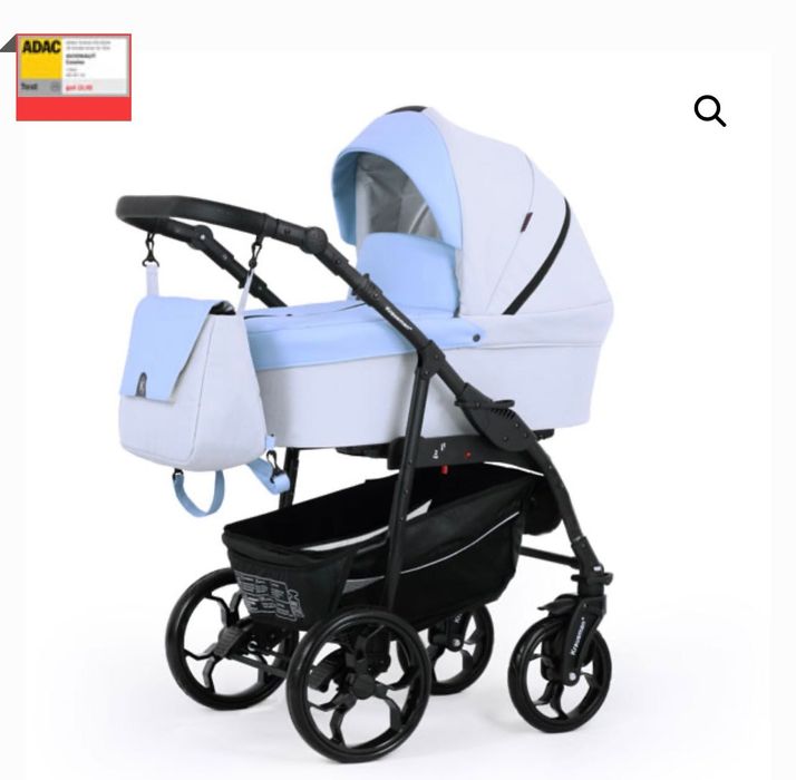 Căruț Combo Max Krausman blue testat ADAC
