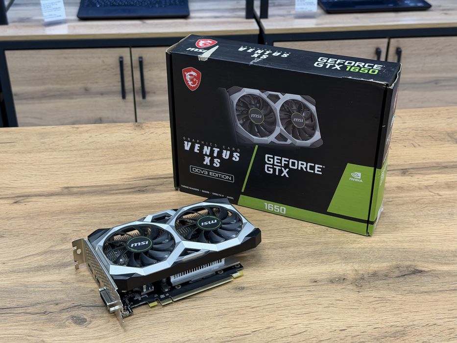 Видеокарта MSI GTX 1650 4gb Ventus OC GDDR6