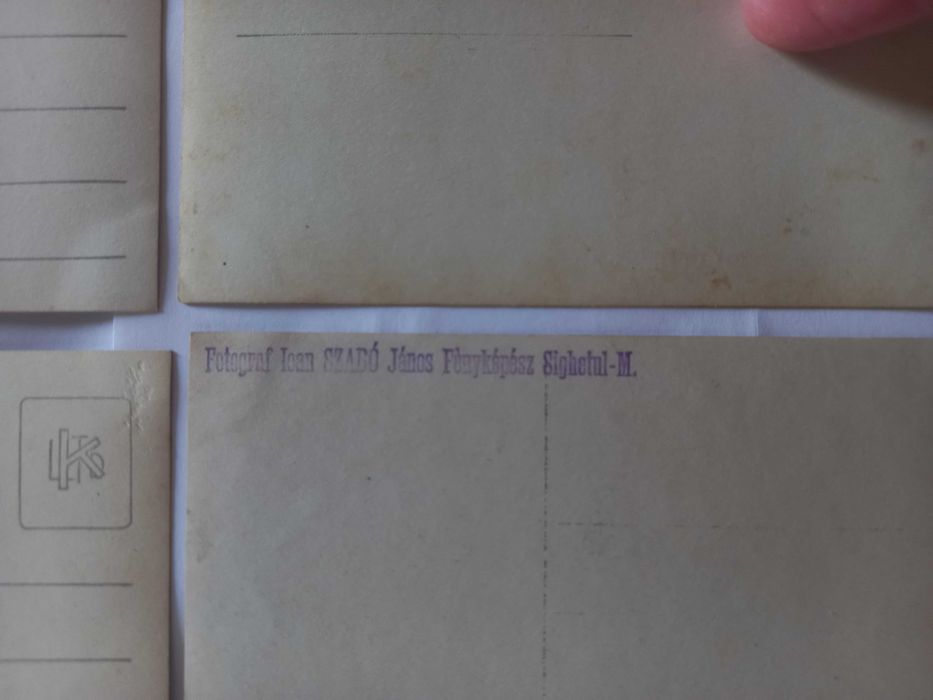 8 foto vechi de familie, tip carte poștală, ateliere maramureșene