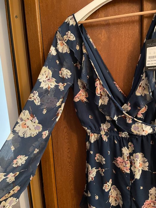 Salopeta cu imprimeu floral
