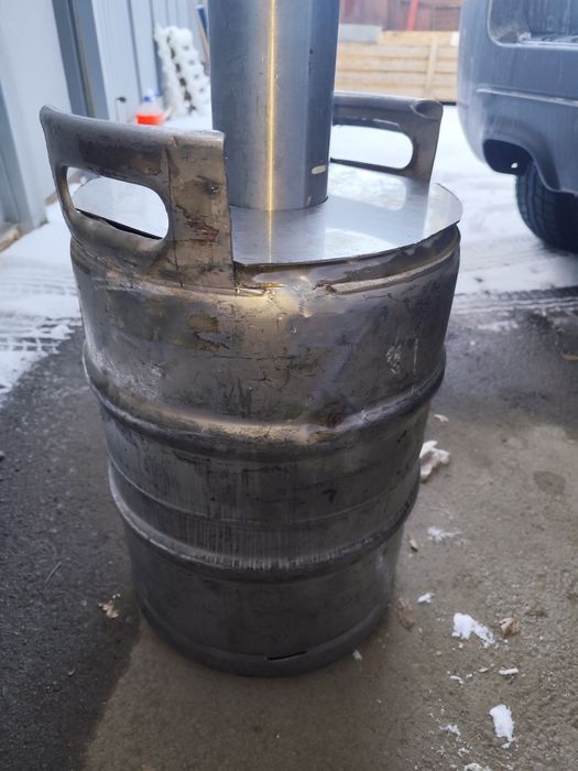 Бак из пивной кеги 50л